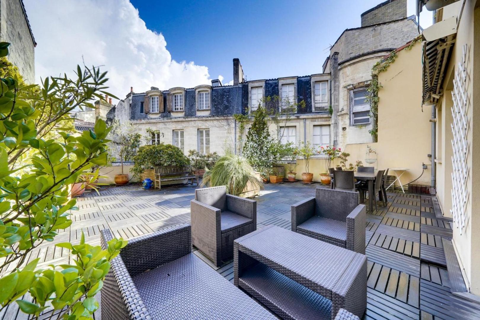 Lovely Apartment With Exceptional Terrace 波尔多 外观 照片